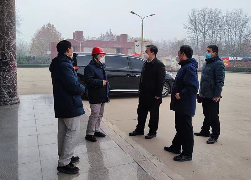 濮阳市应急治理局辅导 到我公司督导安全出产工作