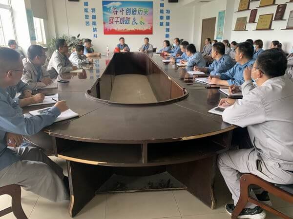 甲醇事业部召开“保生计，降本增效大会商”带头会